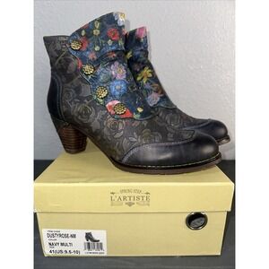Women's L'Artiste by Spring Step Dustyrose Ankle Booties EU 41 US 9.5-10 NIB‎